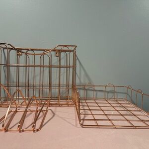 Elegant Copper Wire Organizer